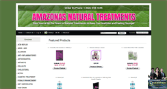 Desktop Screenshot of amazonasnaturaltreatments.com